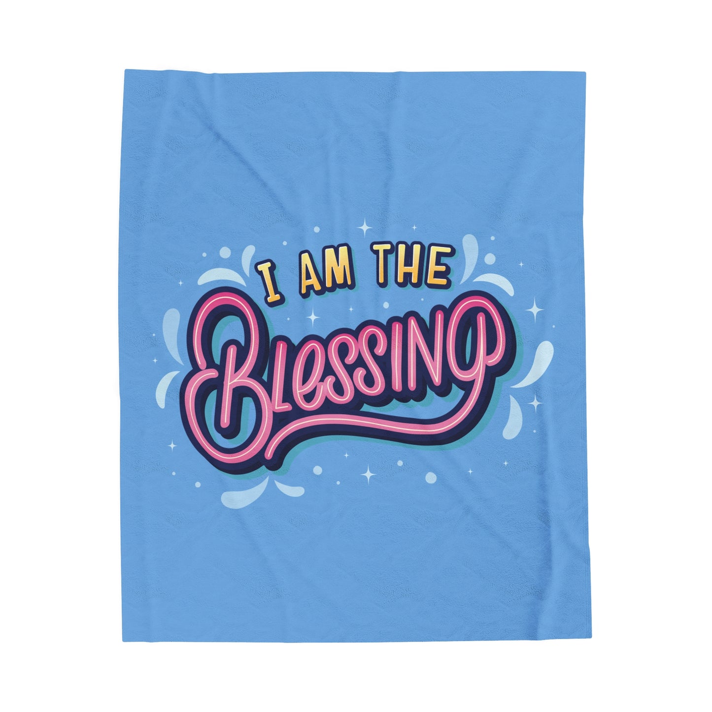 I Am The Blessing Plush Blanket